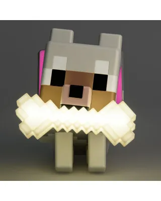Lampa Paladone Minecraft - Wolf GloBuddies Light 