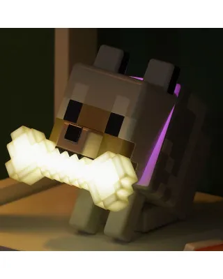 Lampa Paladone Minecraft - Wolf GloBuddies Light 