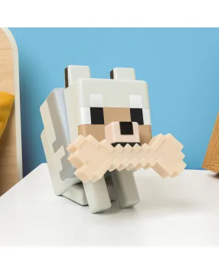 Lampa Paladone Minecraft - Wolf GloBuddies Light 
