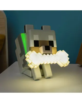 Lampa Paladone Minecraft - Wolf GloBuddies Light 