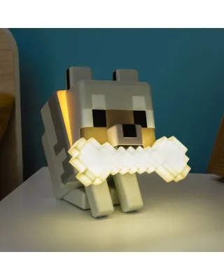 Lampa Paladone Minecraft - Wolf GloBuddies Light 