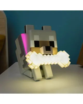 Lampa Paladone Minecraft - Wolf GloBuddies Light 