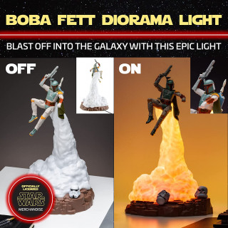 Lampa Paladone Star Wars - Boba Fett Diorama Light 