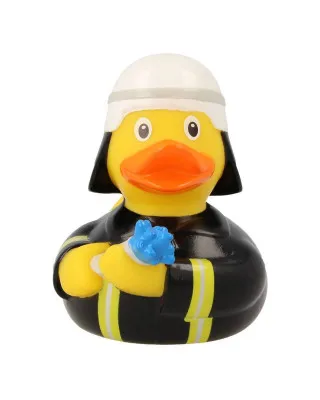 Lilalu Patkica - Fireman - Rubber Duck - black 