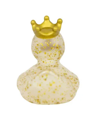 Lilalu Patkica - Glitter - Rubber Duck with crown - gold 