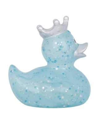 Lilalu Patkica - Glitter With Crown Blue - Rubber Duck 
