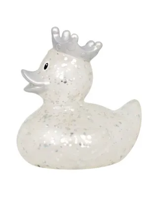 Lilalu Patkica - Glitter With Crown Silver - Rubber Duck 