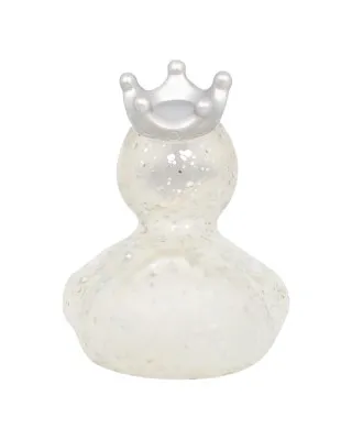 Lilalu Patkica - Glitter With Crown Silver - Rubber Duck 