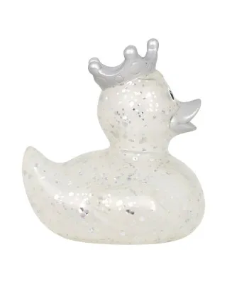 Lilalu Patkica - Glitter With Crown Silver - Rubber Duck 