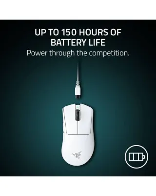 Miš Razer Deathadder V4 Pro - Wireless Esports  - White 