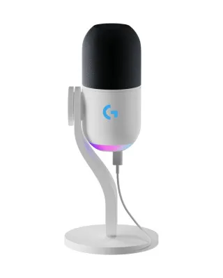 Mikrofon Logitech Yeti GX White - Dynamic RGB Gaming Microphone with LIGHTSYNC 