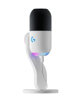 Mikrofon Logitech Yeti GX White - Dynamic RGB Gaming Microphone with LIGHTSYNC 