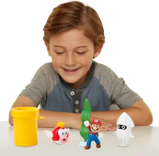 Mini Figure World of Nintendo - 5-Pack - Super Mario Underwater Diorama Set 