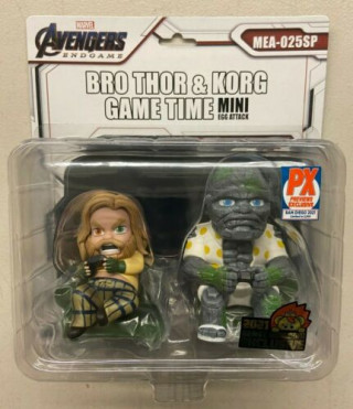 Mini Figure Marvel Avengers: Endgame - Mini Egg Attack Figure - Thor & Korg Game Time 