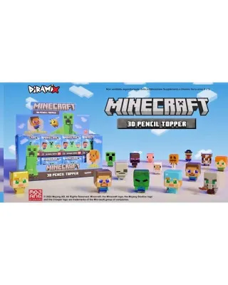 Mini Figure Minecraft - 3D Pencil Topper 