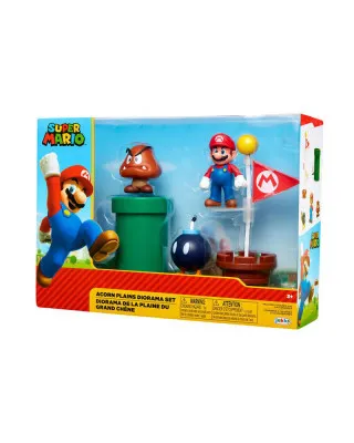 Mini Figure World of Nintendo - 5-Pack - Super Mario Acorn Plains Diorama Set 