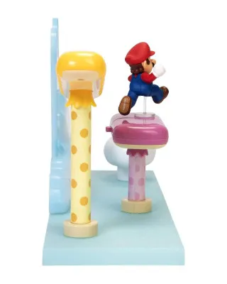 Mini Figure World of Nintendo - 7-Pack - Super Mario Cloud Diorama Set 