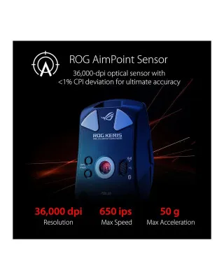 Miš Asus ROG Keris Wireless AimPoint Black 