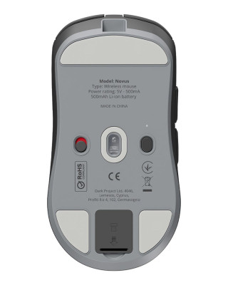 Miš Dark Project Novus Wireless Mouse - Black/Grey 