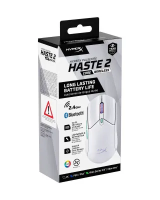 Miš HyperX Pulsefire Haste 2 Core Wireless - White 