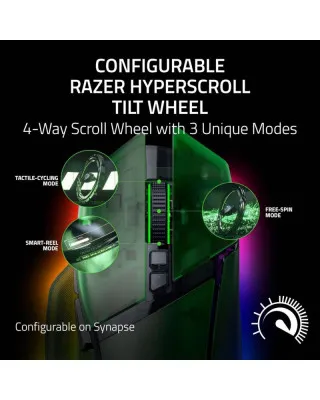 Miš Razer Basilisk V3 Pro 35K Wireless - Phantom Green Edition 