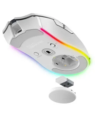 Miš Razer Cobra Pro Wireless - White Edition 