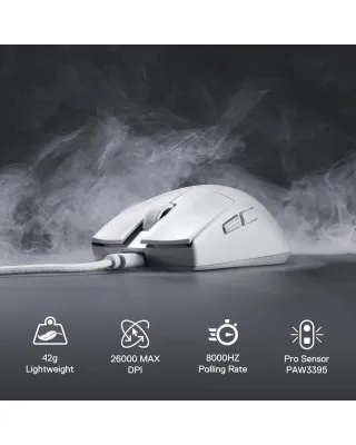 Miš ReDragon K1NG 1K White RGB 
