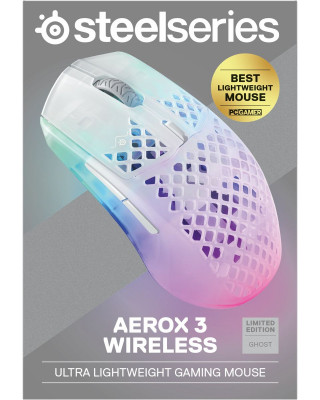 Miš SteelSeries AEROX 3 Wireless - Ghost 