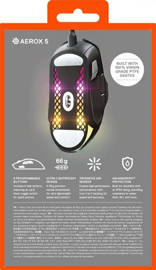 Miš SteelSeries AEROX 5 - Black 