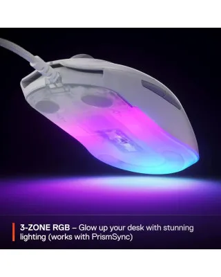 Miš SteelSeries RIVAL 3 V2 White 