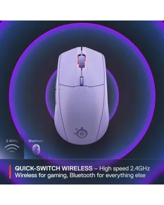 Miš SteelSeries RIVAL 3 Wireless V2 Lavender 