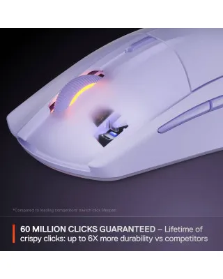 Miš SteelSeries RIVAL 3 Wireless V2 Lavender 