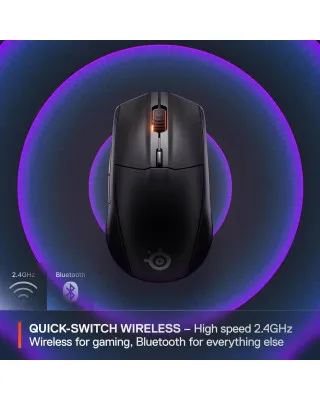 Miš SteelSeries RIVAL 3 Wireless v2 Black 