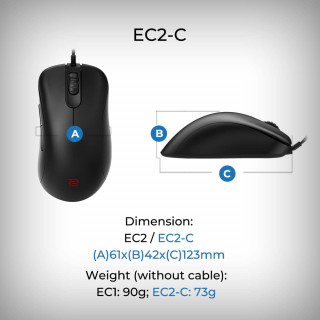 Miš Zowie EC2 - C - Black 
