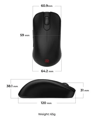 Miš Zowie S2-DW Wireless - Black 