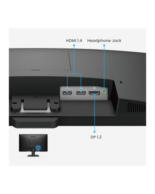 Monitor BenQ 23.8' LED GW2490 Black 