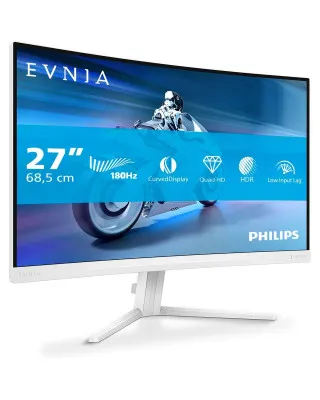 Monitor Philips 27'' IPS 27M2C5501/00 White zakrivljeni 