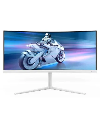 Monitor Philips Evnia 34'' VA 34M2C5501A/00 White zakrivljen 