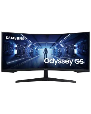 Monitor Samsung 34'' Zakrivljeni LED LC34G55TWWPXEN Black 