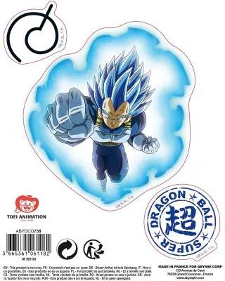 Nalepnice AbyStyle - Dragon Ball Super - Goku & Vegeta 