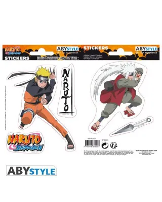 Nalepnice AbyStyle -  Naruto Shippuden - Naruto & Jiraiya 
