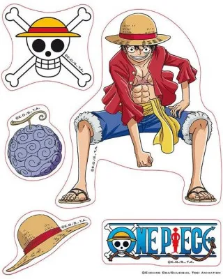 Nalepnice AbyStyle - One Piece - Luffy & Law 