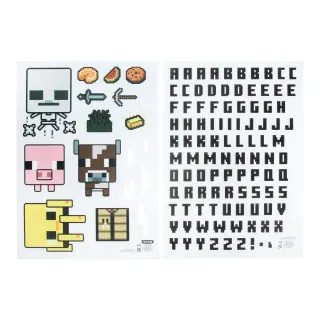 Nalepnice Paladone - Minecraft Personalisation Wall Decals 