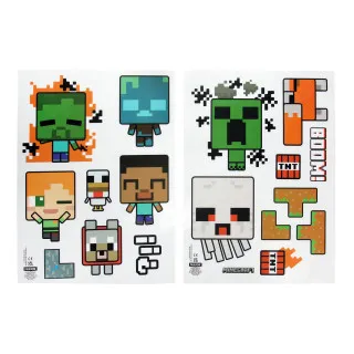 Nalepnice Paladone - Minecraft Personalisation Wall Decals 