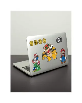 Nalepnice Super Mario - Mushroom Kingdom - Tech Stickers 