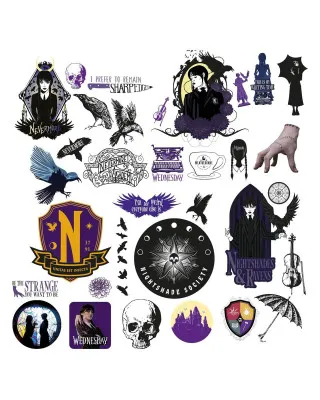 Nalepnice Wednesday - Tech Stickers 