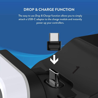 Numskull Playstation 5 Fast Charging Dock For 2 Controllers 