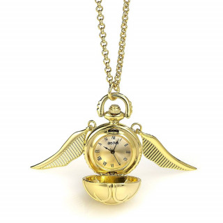 Ogrlica Harry Potter - Golden Snitch - Watch Necklace 