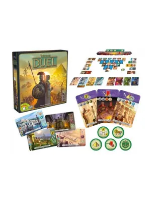 Osnovna igra + ekspanzija 7 Wonders Duel + Pantheon 
