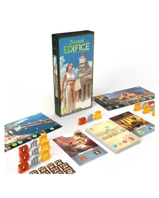 Osnovna igra + ekspanzija - 7 Wonders + Edifice 